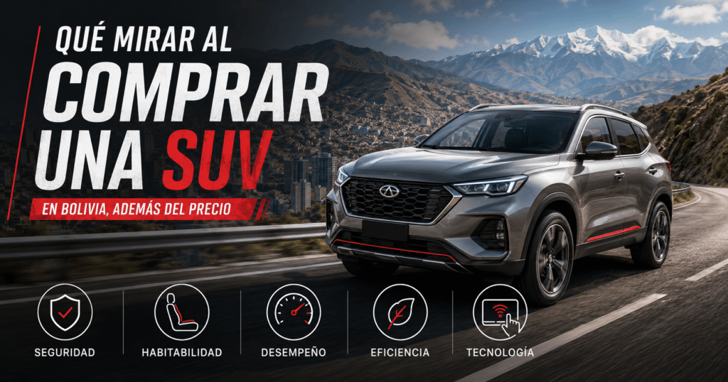Qué mirar al comprar una SUV
