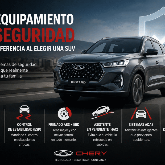 Equipamiento de seguridad para SUV