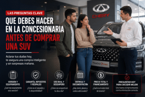 Preguntas que hacer a la concesionaria